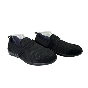 Orthofeet Quincy 821 Womens Size 11.5 D Wide Black Slip On Orthopedic Shoes